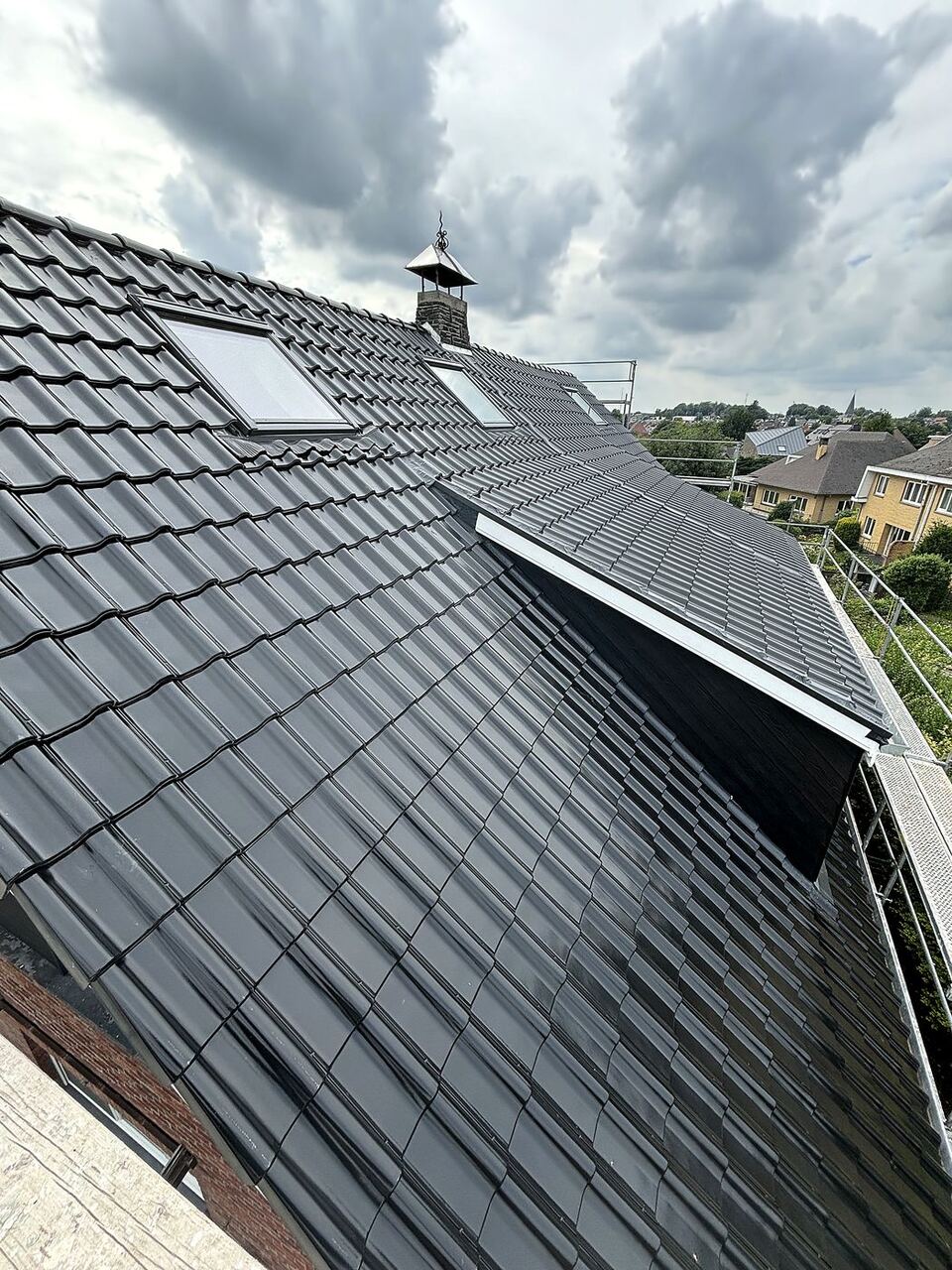Toiture rénovée par Solar Revolution à Dilbeek